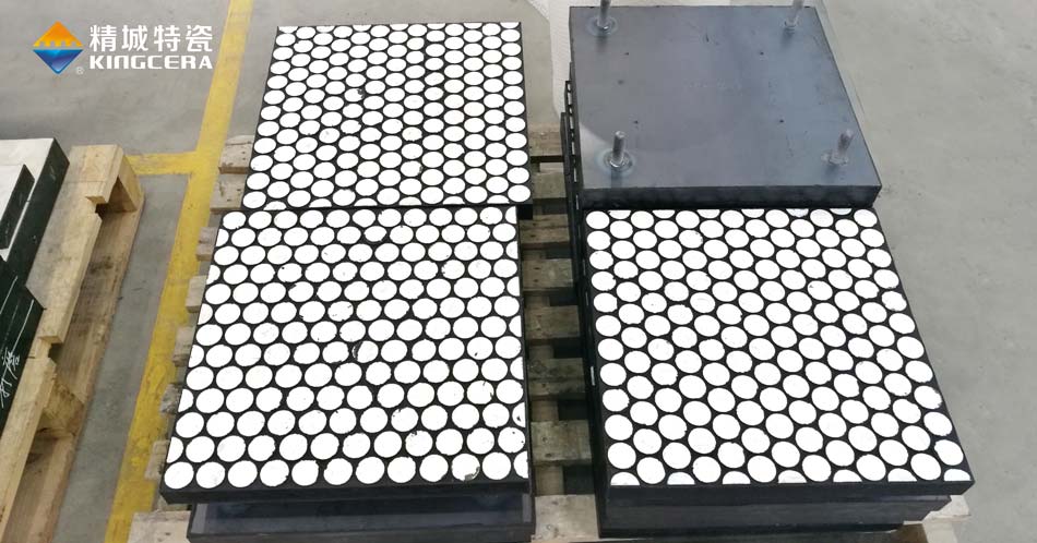 耐磨陶瓷橡胶衬板利用于转运站料斗、溜槽