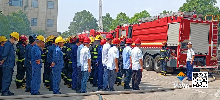 人生就是博官网积极共同消防结合演练，共筑安全出产防线