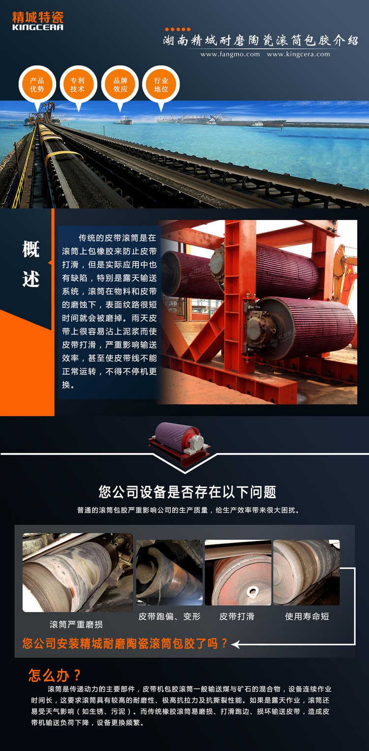 人生就是博官网特瓷陶瓷滚筒包胶与工艺流程